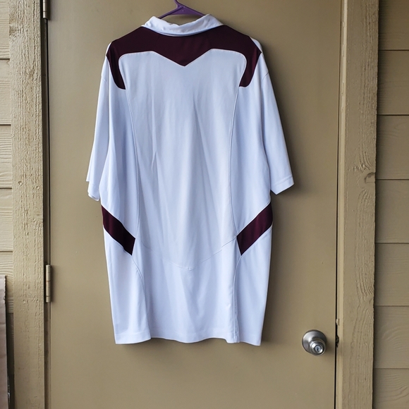 Mens Adidas Texas A&M white Polo - Picture 5 of 11